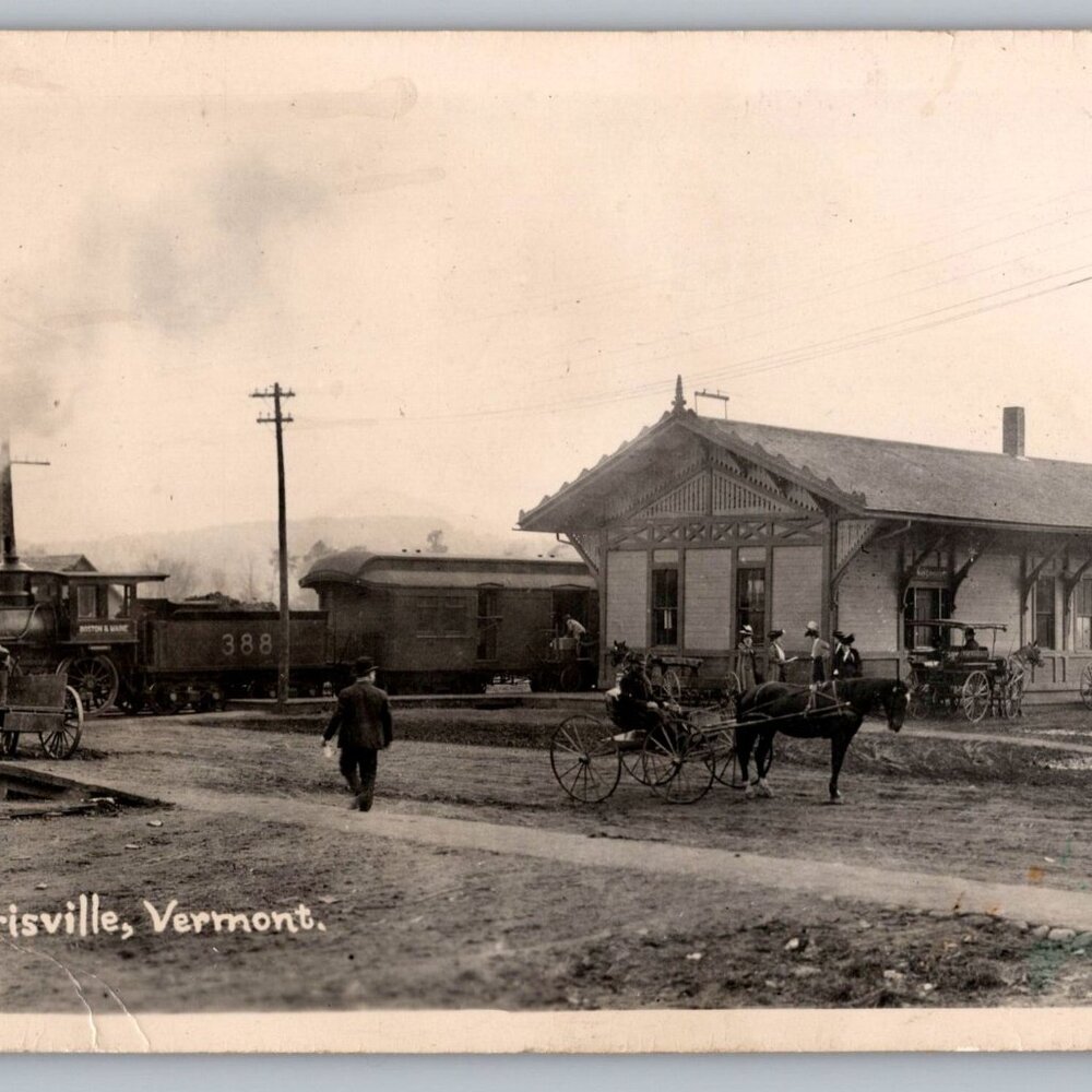 Postcard  Unposted  Vermont Morrisville Vermont #1233